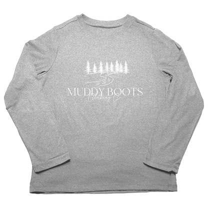 Muddy Boots Adult Long Sleeve Tee - Muddy Boots Clothing - Long Sleeve Tee