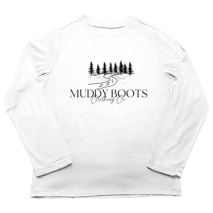 Muddy Boots Adult Long Sleeve Tee - Muddy Boots Clothing - Long Sleeve Tee