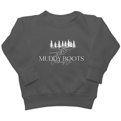 Muddy Boots Kids Crew Neck Sweatshirt - Muddy Boots Clothing - Crew Neck Sweatshirt