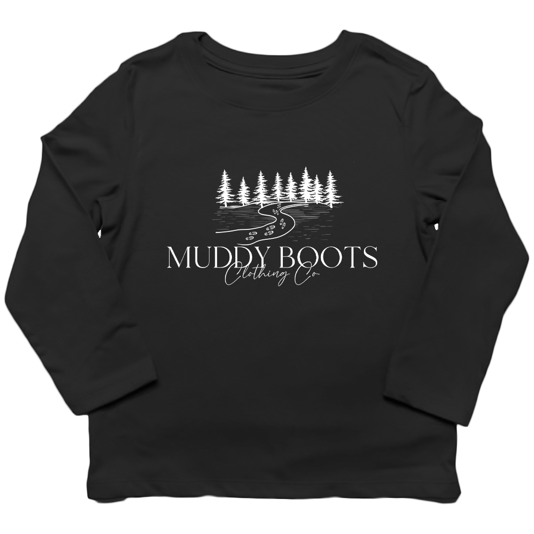 Muddy Boots Toddler Long Sleeve Tee - Muddy Boots Clothing - Long Sleeve Tee