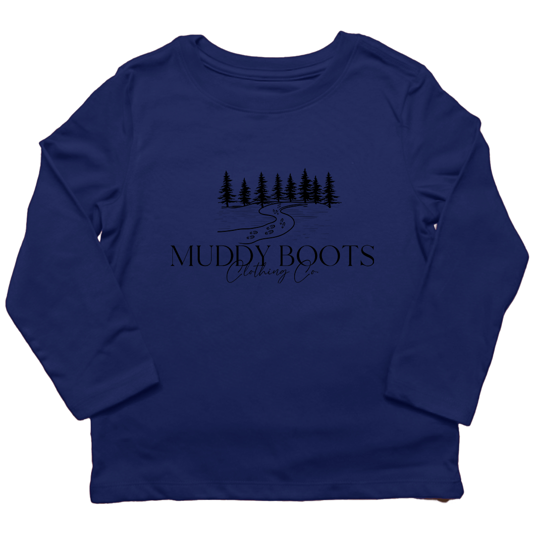 Muddy Boots Toddler Long Sleeve Tee - Muddy Boots Clothing - Long Sleeve Tee