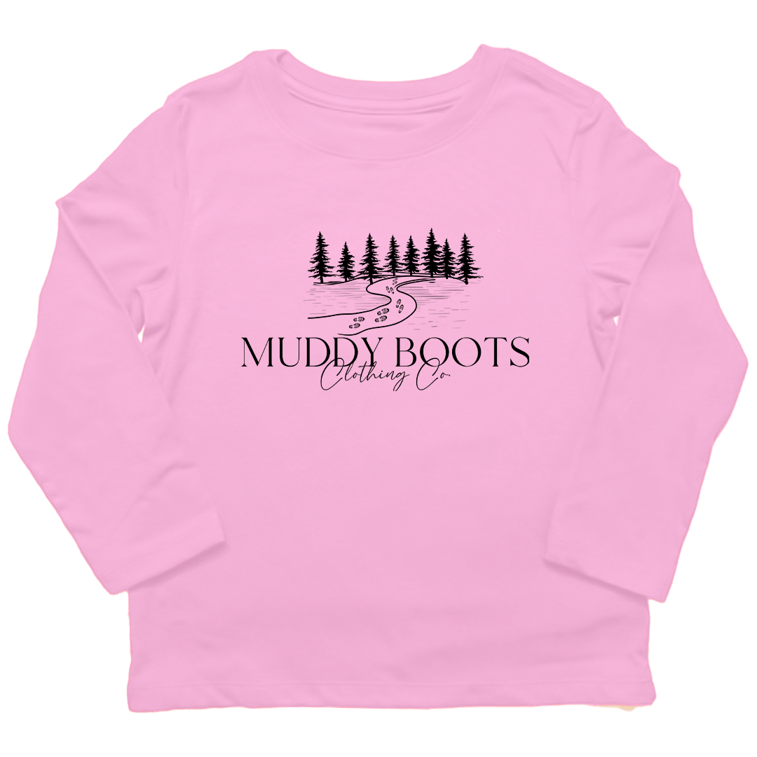 Muddy Boots Toddler Long Sleeve Tee - Muddy Boots Clothing - Long Sleeve Tee