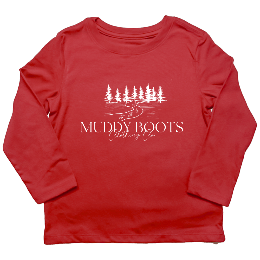 Muddy Boots Toddler Long Sleeve Tee - Muddy Boots Clothing - Long Sleeve Tee