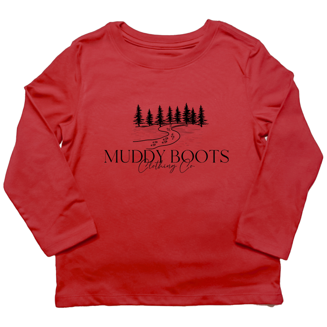 Muddy Boots Toddler Long Sleeve Tee - Muddy Boots Clothing - Long Sleeve Tee