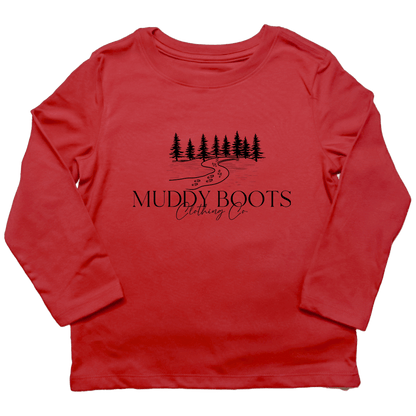 Muddy Boots Toddler Long Sleeve Tee - Muddy Boots Clothing - Long Sleeve Tee