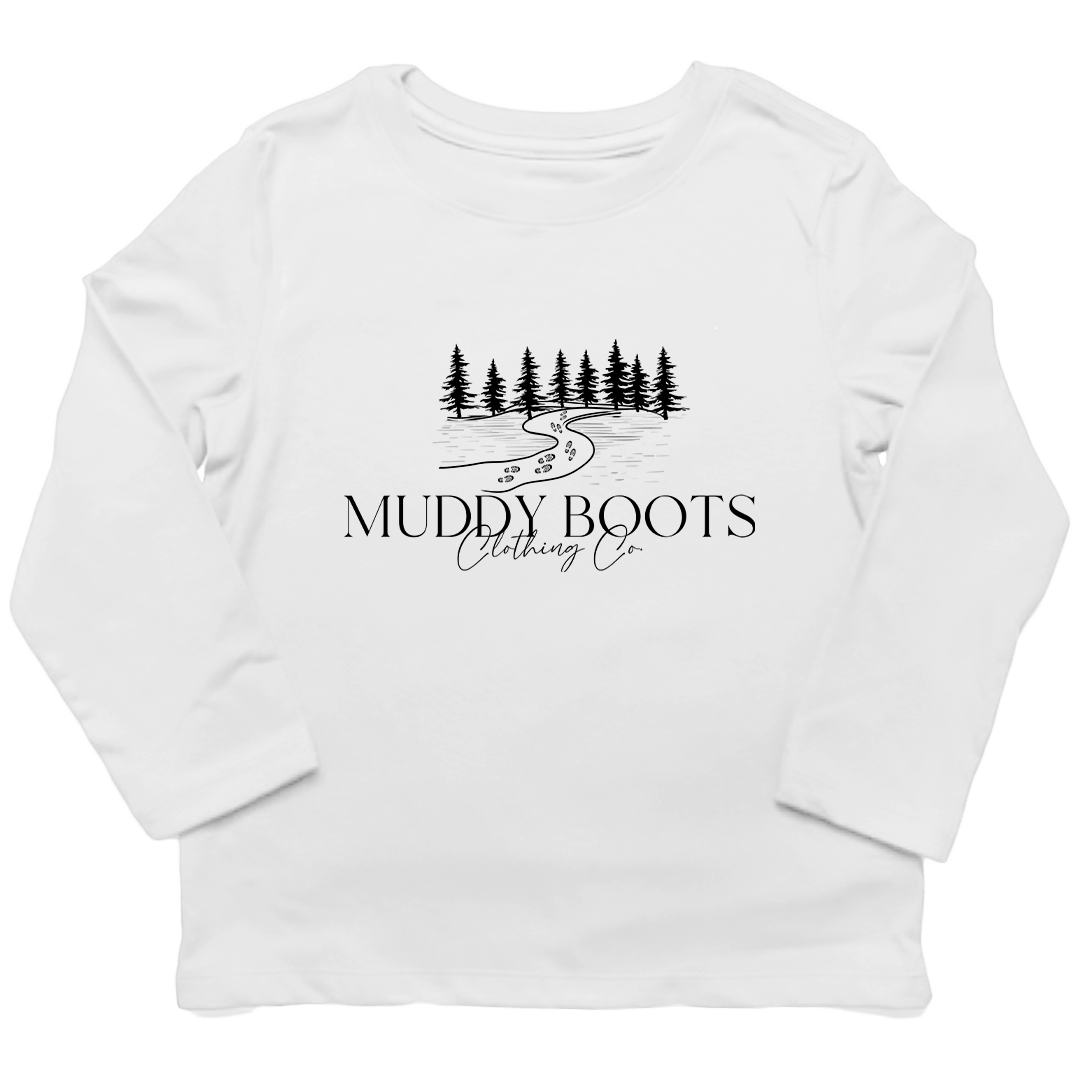 Muddy Boots Toddler Long Sleeve Tee - Muddy Boots Clothing - Long Sleeve Tee