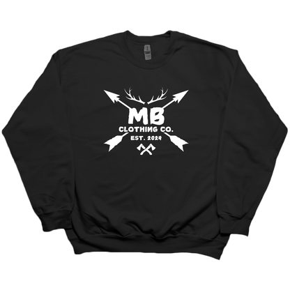 Muddy Hunting Adult Crew Neck Sweatshirt - Muddy Boots Clothing - Crew Neck Sweatshirt