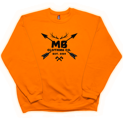 Muddy Hunting Adult Crew Neck Sweatshirt - Muddy Boots Clothing - Crew Neck Sweatshirt