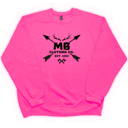 Muddy Hunting Adult Crew Neck Sweatshirt - Muddy Boots Clothing - Crew Neck Sweatshirt