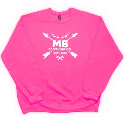 Muddy Hunting Adult Crew Neck Sweatshirt - Muddy Boots Clothing - Crew Neck Sweatshirt