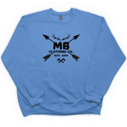 Muddy Hunting Adult Crew Neck Sweatshirt - Muddy Boots Clothing - Crew Neck Sweatshirt