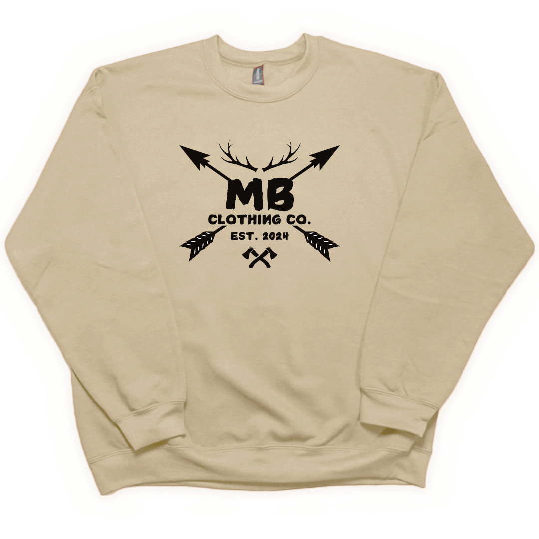 Muddy Hunting Adult Crew Neck Sweatshirt - Muddy Boots Clothing - Crew Neck Sweatshirt