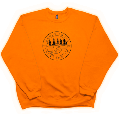 Muddy Trails Adult Crew Neck Sweatshirt - Muddy Boots Clothing - Crew Neck Sweatshirt