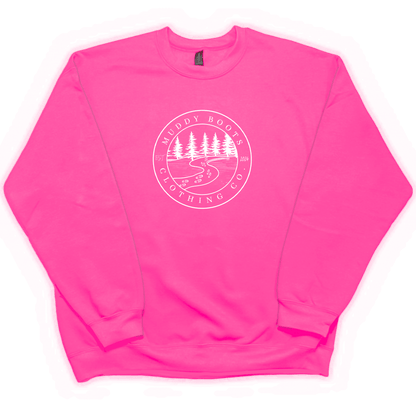 Muddy Trails Adult Crew Neck Sweatshirt - Muddy Boots Clothing - Crew Neck Sweatshirt