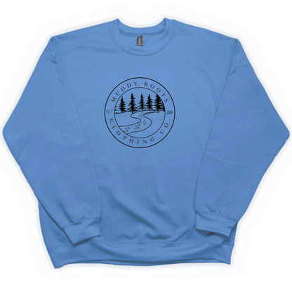 Muddy Trails Adult Crew Neck Sweatshirt - Muddy Boots Clothing - Crew Neck Sweatshirt
