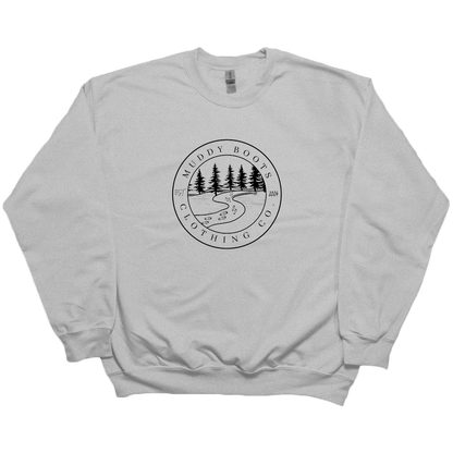 Muddy Trails Adult Crew Neck Sweatshirt - Muddy Boots Clothing - Crew Neck Sweatshirt