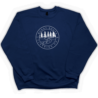 Muddy Trails Adult Crew Neck Sweatshirt - Muddy Boots Clothing - Crew Neck Sweatshirt