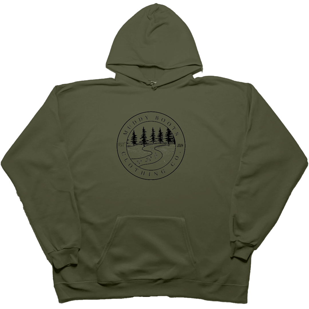 Muddy Trails Adult Hoodie - Muddy Boots Clothing - Hoodie
