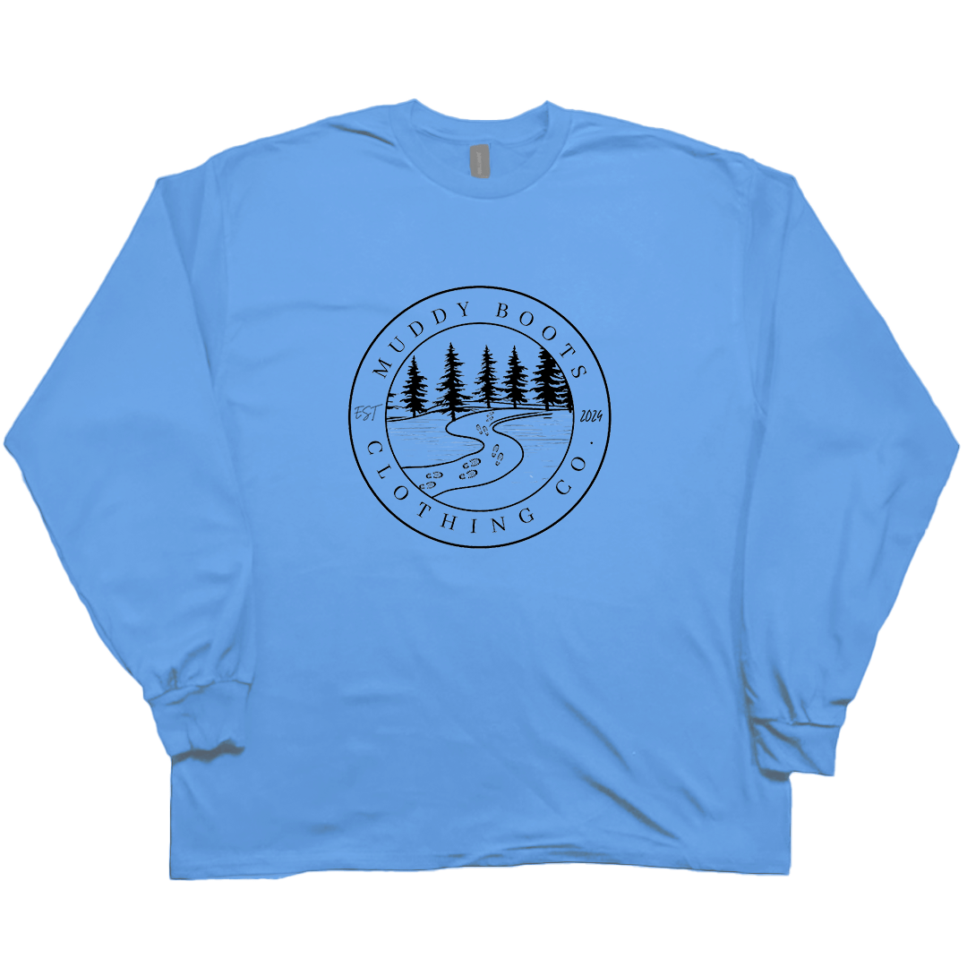 Muddy Trails Adult Long Sleeve Tee - Muddy Boots Clothing - Long Sleeve Tee