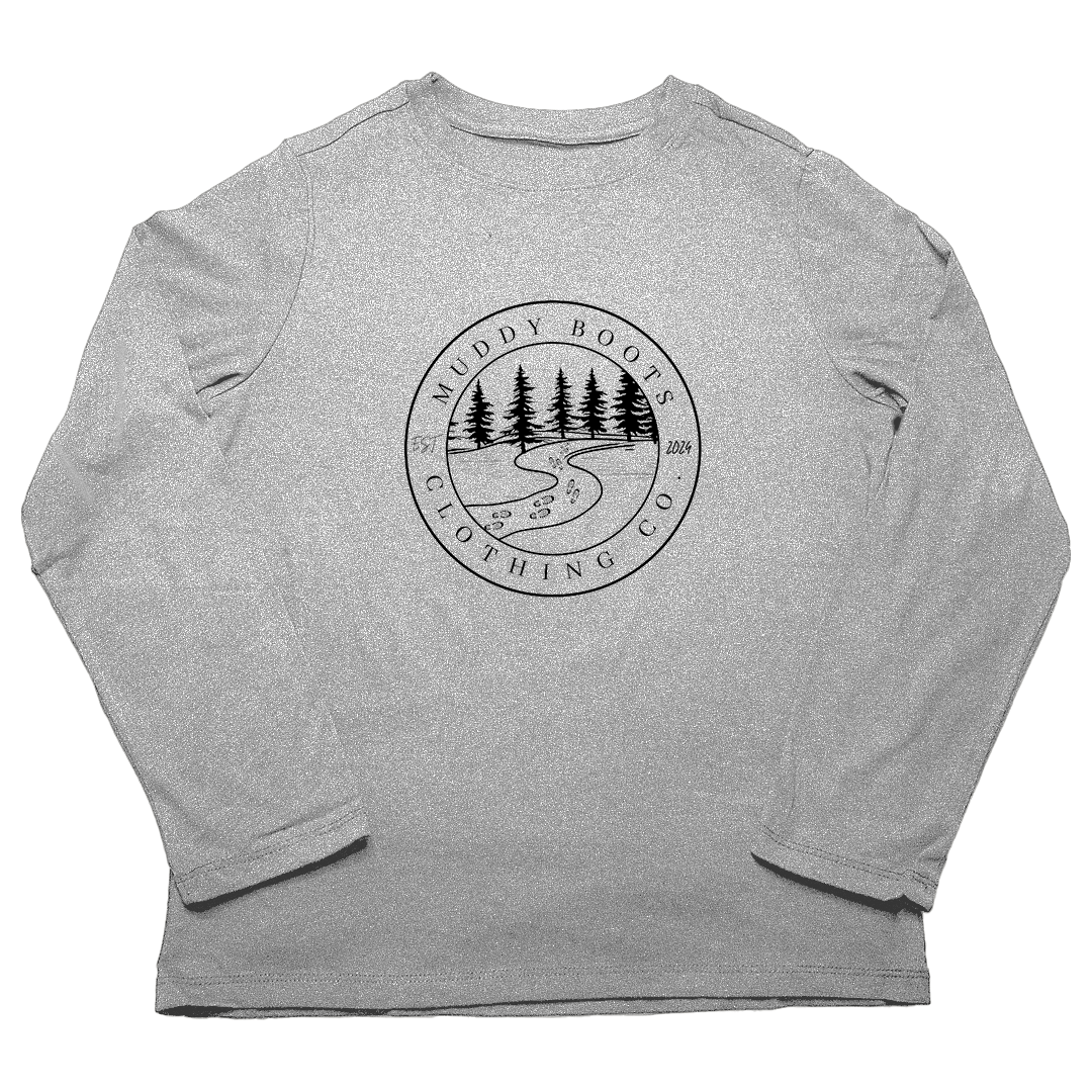 Muddy Trails Adult Long Sleeve Tee - Muddy Boots Clothing - Long Sleeve Tee
