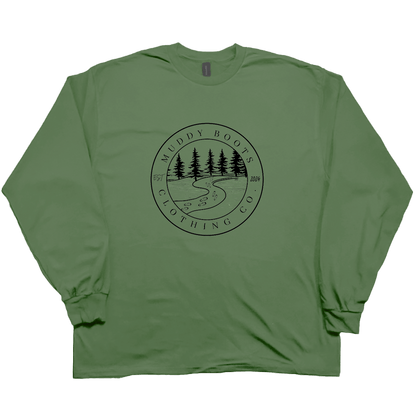 Muddy Trails Adult Long Sleeve Tee - Muddy Boots Clothing - Long Sleeve Tee