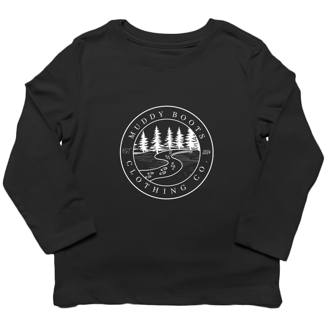 Muddy Trails Toddler Long Sleeve Tee - Muddy Boots Clothing - Long Sleeve Tee