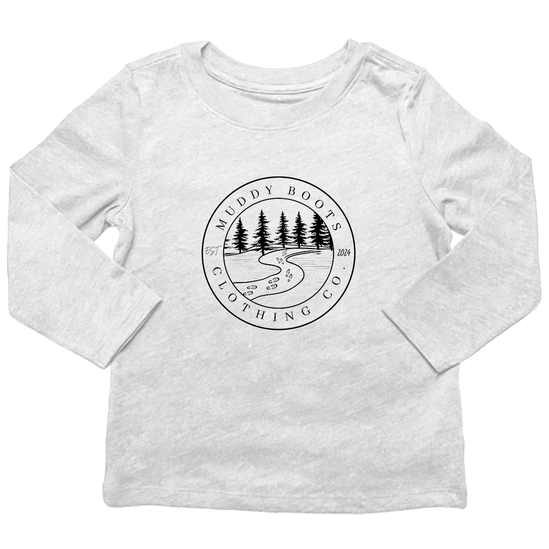 Muddy Trails Toddler Long Sleeve Tee - Muddy Boots Clothing - Long Sleeve Tee