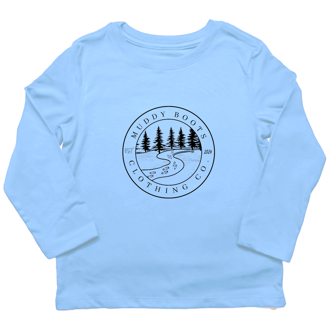 Muddy Trails Toddler Long Sleeve Tee - Muddy Boots Clothing - Long Sleeve Tee