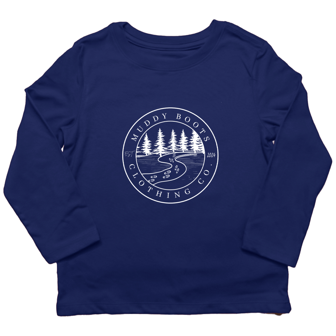 Muddy Trails Toddler Long Sleeve Tee - Muddy Boots Clothing - Long Sleeve Tee