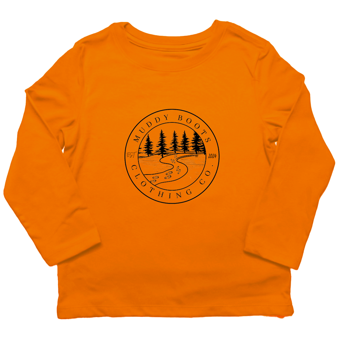 Muddy Trails Toddler Long Sleeve Tee - Muddy Boots Clothing - Long Sleeve Tee