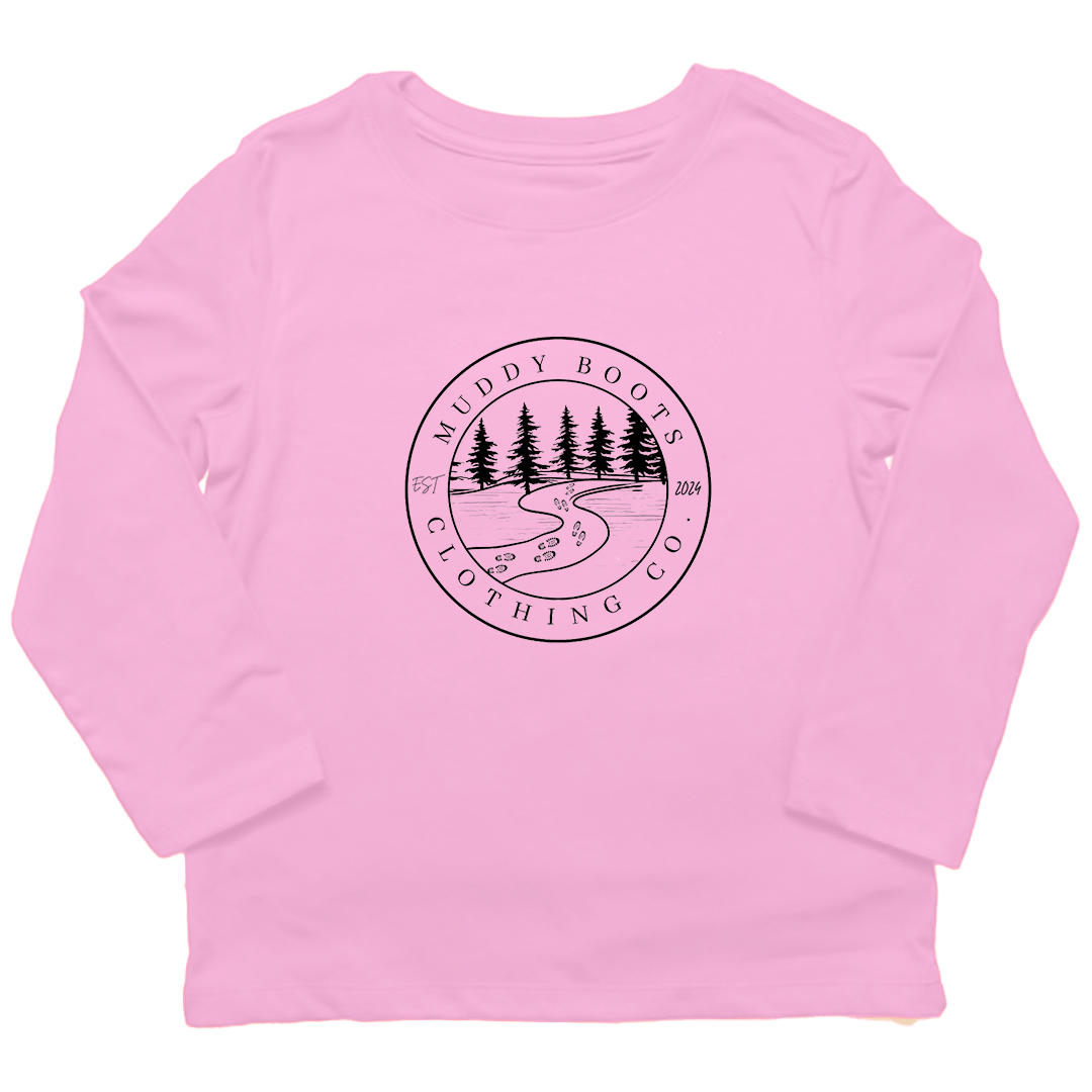 Muddy Trails Toddler Long Sleeve Tee - Muddy Boots Clothing - Long Sleeve Tee