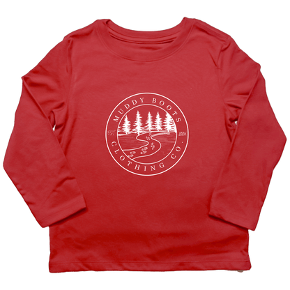 Muddy Trails Toddler Long Sleeve Tee - Muddy Boots Clothing - Long Sleeve Tee
