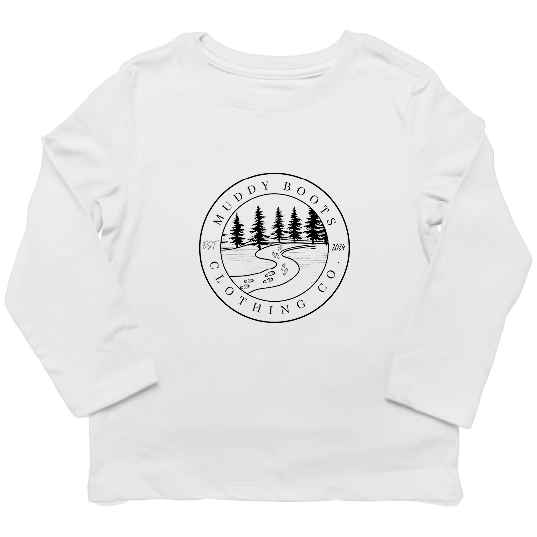 Muddy Trails Toddler Long Sleeve Tee - Muddy Boots Clothing - Long Sleeve Tee