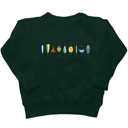 Only The Good Baits Kids Crew Neck Sweatshirt - Muddy Boots Clothing - Crew Neck Sweatshirt