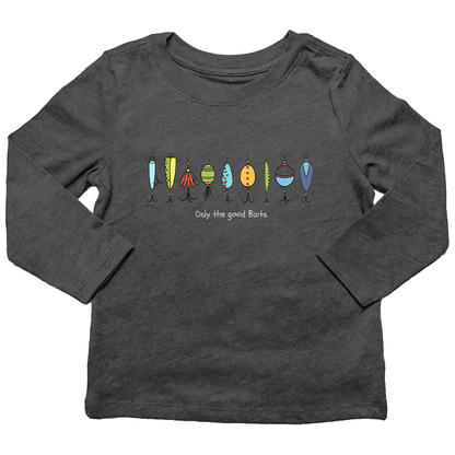 Only The Good Baits Kids Long Sleeve Tee - Muddy Boots Clothing - Long Sleeve Tee