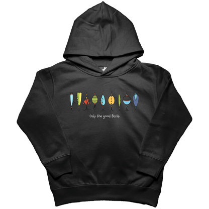 Only the Good Baits Toddler Hoodie - Muddy Boots Clothing - Hoodie