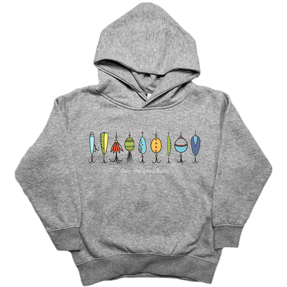 Only the Good Baits Toddler Hoodie - Muddy Boots Clothing - Hoodie