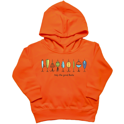 Only the Good Baits Toddler Hoodie - Muddy Boots Clothing - Hoodie