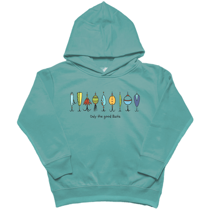 Only the Good Baits Toddler Hoodie - Muddy Boots Clothing - Hoodie