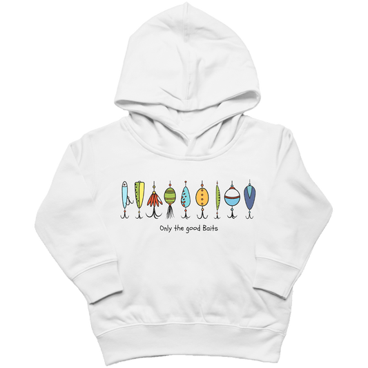 Only the Good Baits Toddler Hoodie - Muddy Boots Clothing - Hoodie