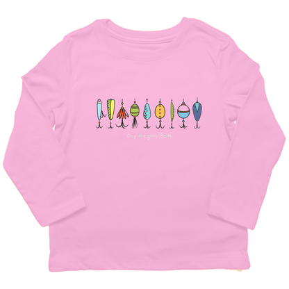 Only The Good Baits Toddler Long Sleeve Tee - Muddy Boots Clothing - Long Sleeve Tee