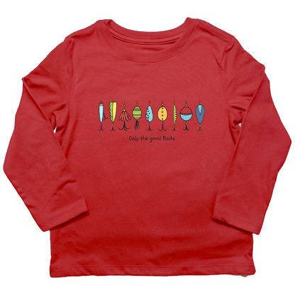 Only The Good Baits Toddler Long Sleeve Tee - Muddy Boots Clothing - Long Sleeve Tee