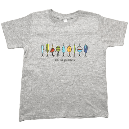 Only The Good Baits Toddler Tee - Muddy Boots Clothing - T-Shirt