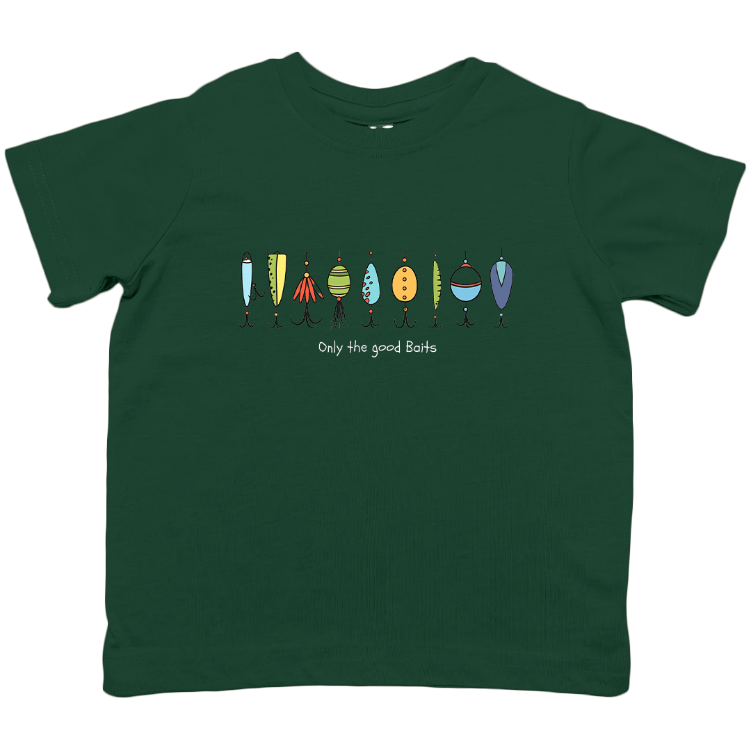 Only The Good Baits Toddler Tee - Muddy Boots Clothing - T-Shirt