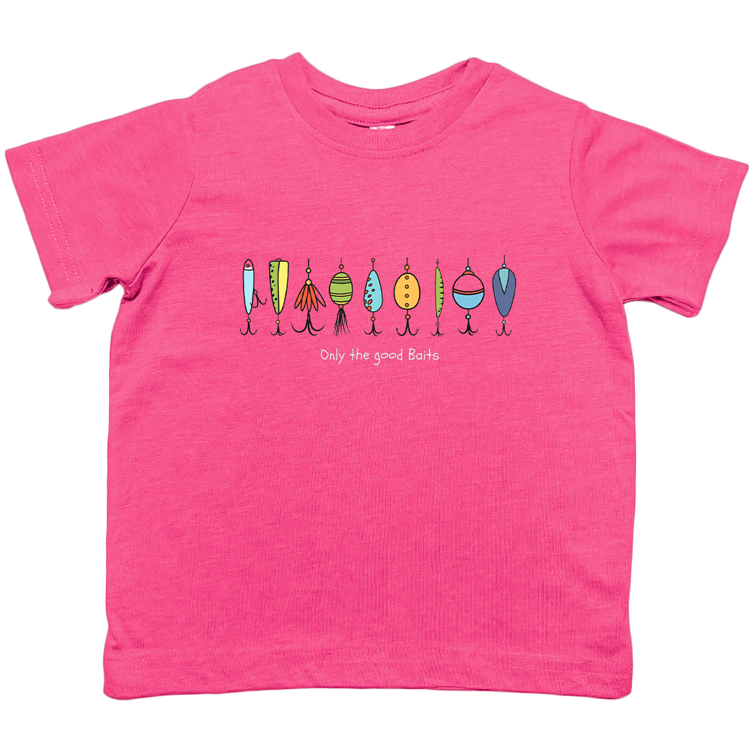 Only The Good Baits Toddler Tee - Muddy Boots Clothing - T-Shirt