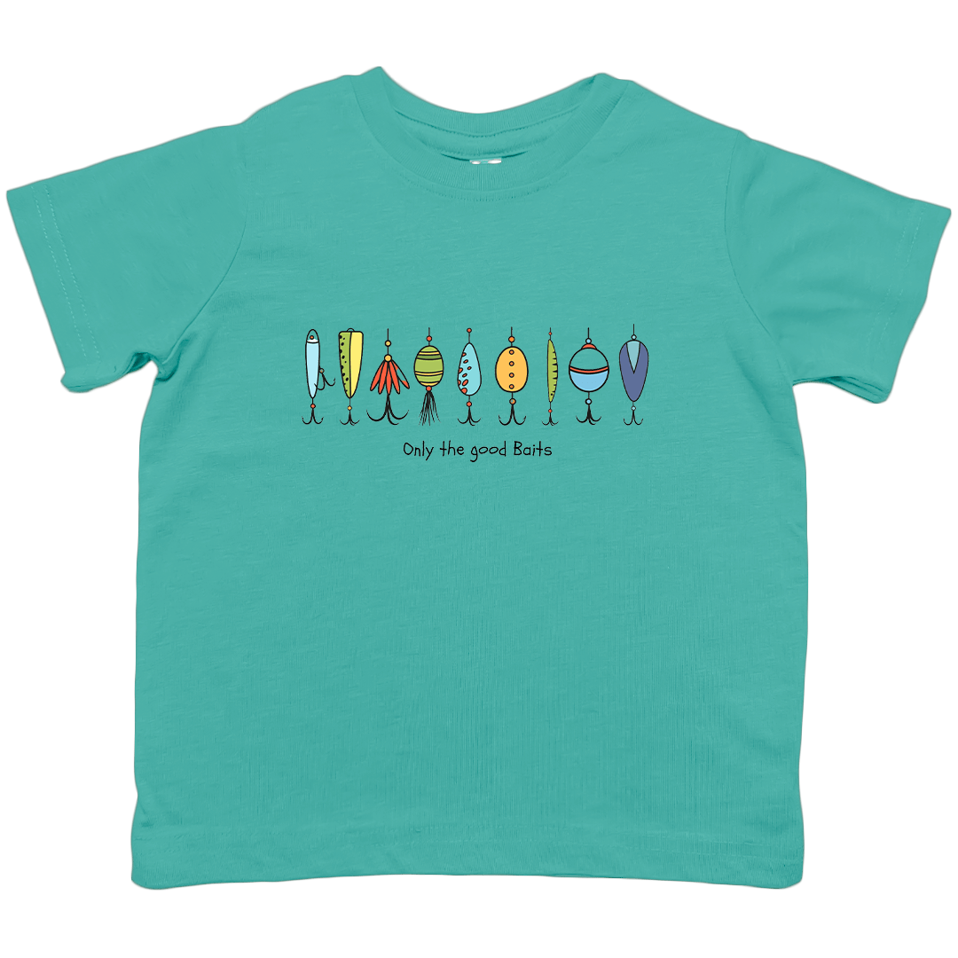 Only The Good Baits Toddler Tee - Muddy Boots Clothing - T-Shirt
