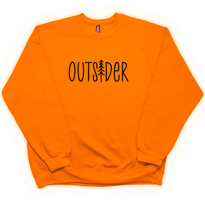 Outsider Adult Crew Neck Sweatshirt - Muddy Boots Clothing - Crew Neck Sweatshirt