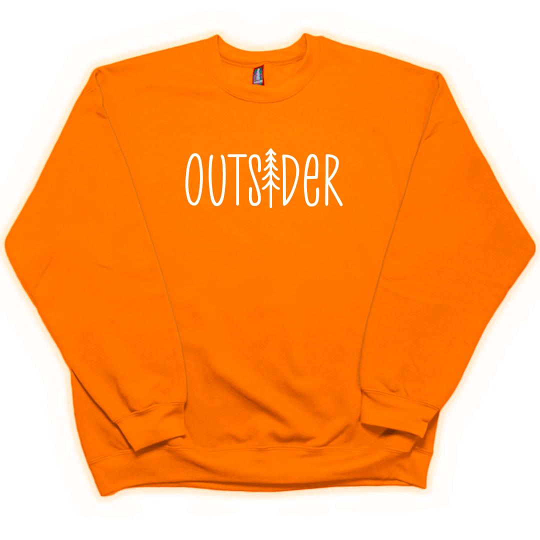 Outsider Adult Crew Neck Sweatshirt - Muddy Boots Clothing - Crew Neck Sweatshirt
