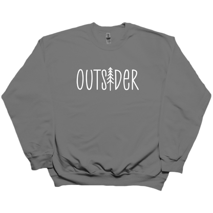 Outsider Adult Crew Neck Sweatshirt - Muddy Boots Clothing - Crew Neck Sweatshirt