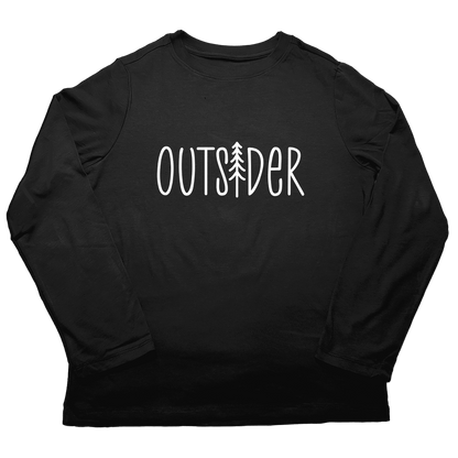 Outsider Adult Long Sleeve Tee - Muddy Boots Clothing - Long Sleeve Tee
